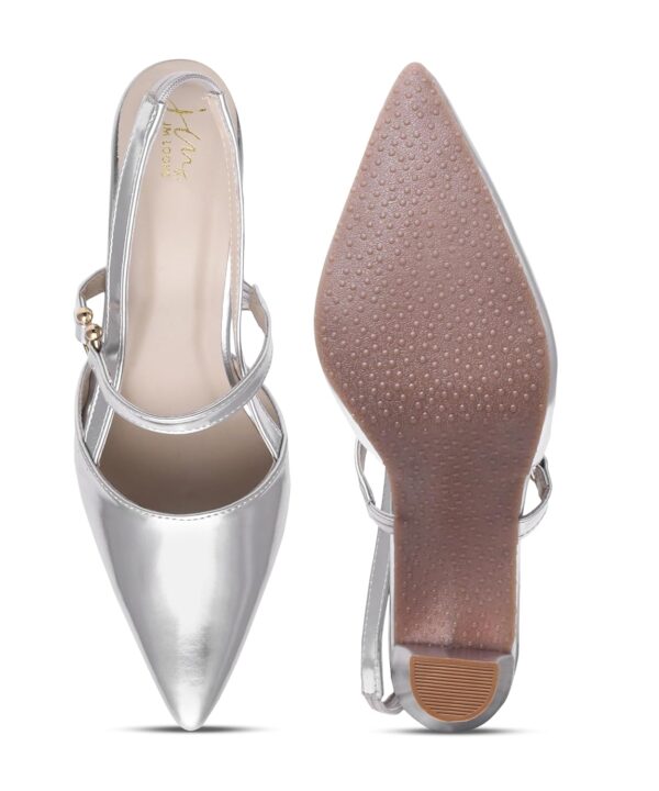 JM LOOKS Slingback Pumps Elegant Dressy Heels for Women Clos...