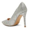 Flat n Heels Womens Silver Pumps FnH H143-SIL