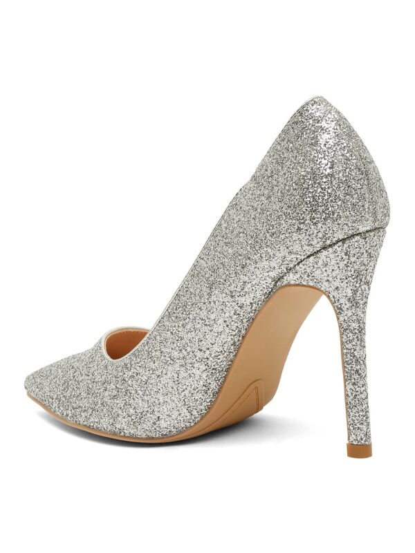 Flat n Heels Womens Silver Pumps FnH H143-SIL