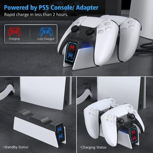 OIVO PS5 Charging Station, 2H Fast PS5 Controller Charger fo...