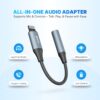 Geonix Befit AX8 Lightning to 3.5mm Female AUX Audio Convert...