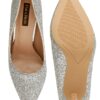 Flat n Heels Womens Silver Pumps FnH H143-SIL
