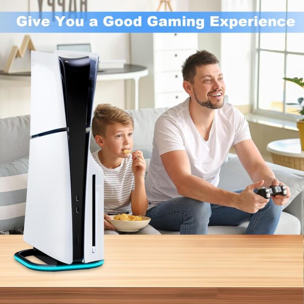 Vertical Stand for PS5/PS5 Slim and PS5 Pro Console Disc and...