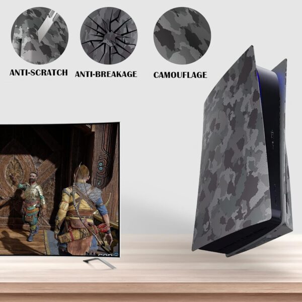 New World Camouflage Face Plates Cover Shell Panels for PS5 ...