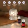 Asian Aura Handcrafted Ceramic Electric Round Shaped Aroma D...