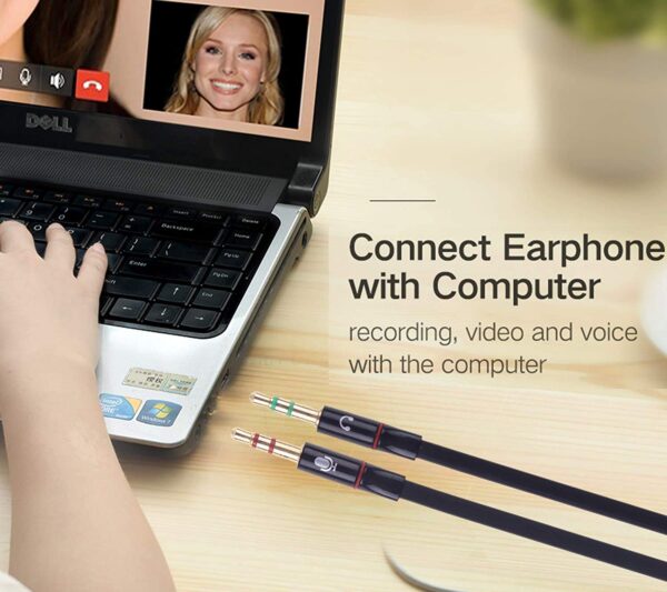 Sounce Gold Plated 3.5 mm Headphone Splitter for Computer 2 ...