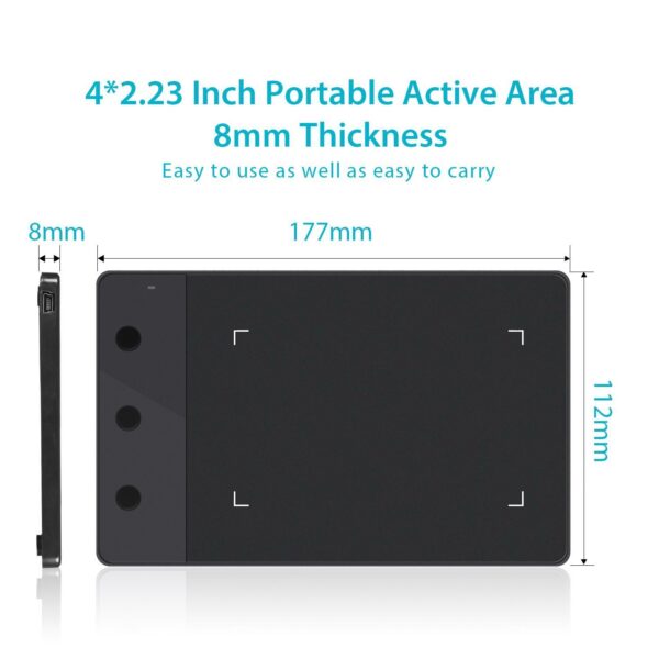 HUION H420 OSU Graphics Drawing Tablet Signature Pad with Di...