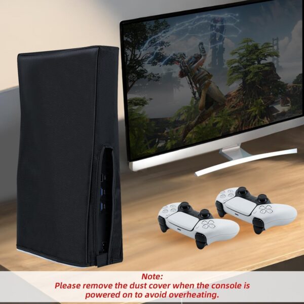 PSS Dust Cover for PS5 Slim Console, Precision Cut Protectiv...