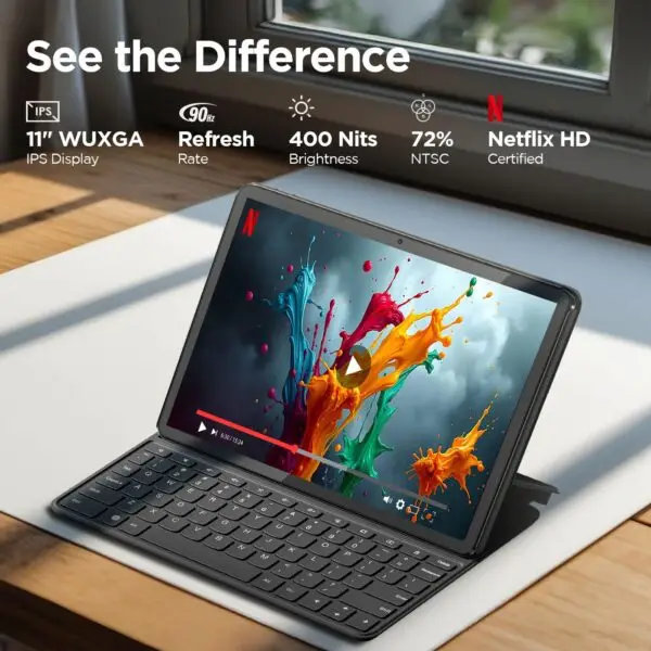 Lenovo Tab K11 with Keyboard| 4G (LTE) + Wi-Fi | 8 GB RAM, 1...