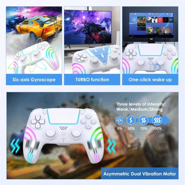 New World Wireless Controller for PS4,Bluetooth Wireless Con...