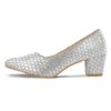 ME & I MI97048 Women's Stylish Pump Shoe with Block Heel for...