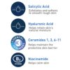 CeraVe SA Smoothing Cleanser For Dry, Rough & Bumpy Skin, co...