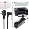 Storite 1.5 Meter 2 Pin 90 Degree Power Cord Cable 18AWG for...