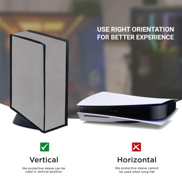 Cranique Waterproof Dust cover for PS5 Gaming Console Digita...