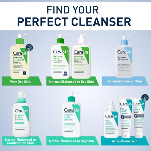 CeraVe SA Smoothing Cleanser For Dry, Rough & Bumpy Skin, co...