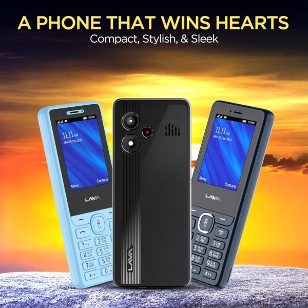 Lava A2 Smart (2025) Dual SIM Keypad Mobile Phone - 2.4'' Bi...