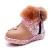 BOOMER CUBS Kids Girls Lovely Floral Pattern Shoes (Size Cha...