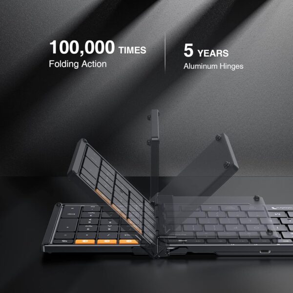 ProtoArc Foldable Bluetooth Keyboard, XK01 Folding Wireless ...