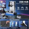 Kytok PS5 Stand and Cooling Station for PS5 Pro/ PS5 Slim /P...