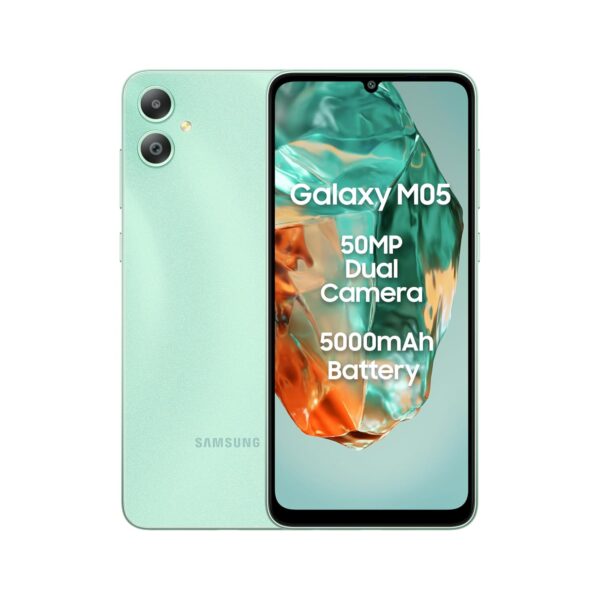 Samsung Galaxy M05 (Mint Green, 4GB RAM, 64 GB Storage) | 50...