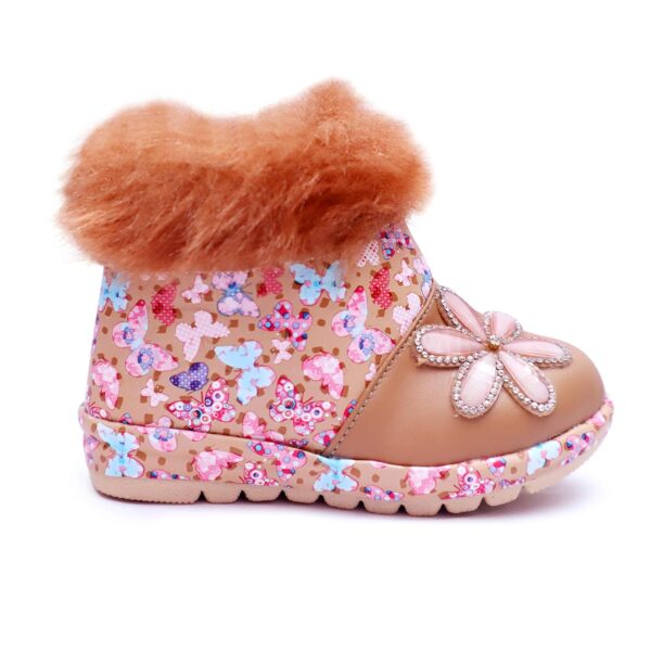 BOOMER CUBS Kids Girls Lovely Floral Pattern Shoes (Size Cha...