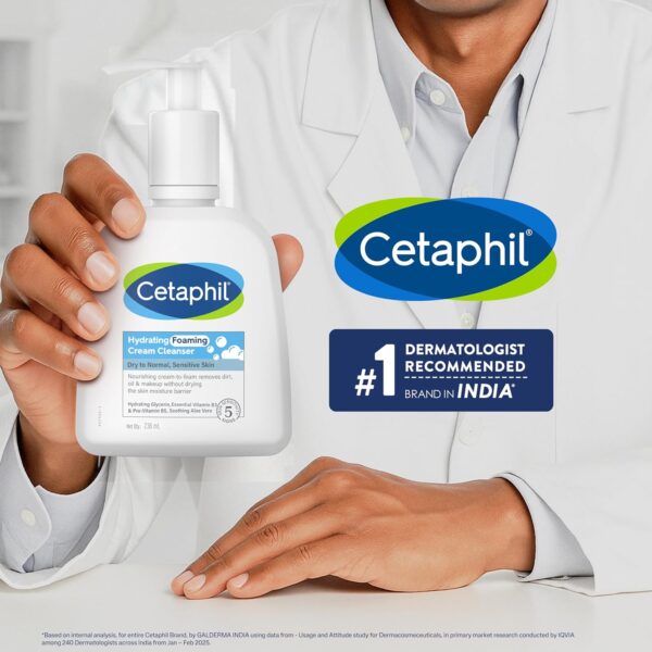 Cetaphil Hydrating Foaming Face Wash for Men and Women | Pol...
