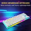 Ant Esports MK700 V2 Membrane TKL Wired Gaming Keyboard, 87 ...