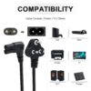 Storite 1.5 Meter 2 Pin 90 Degree Power Cord Cable 18AWG for...