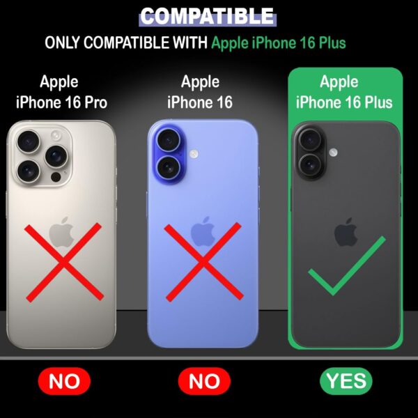 Casotec MagSafe Compatible TPU Case for Apple iPhone 16 Plus...