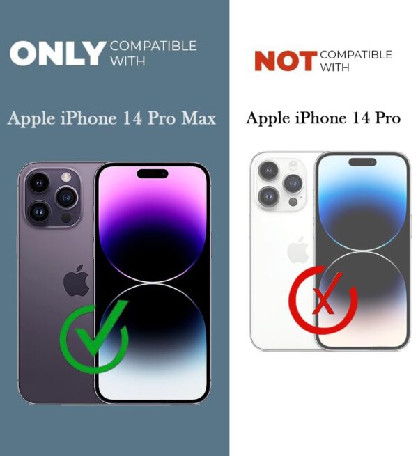 Jkobi Back Cover Case for Apple iPhone 14 Pro Max (Hard Anti...