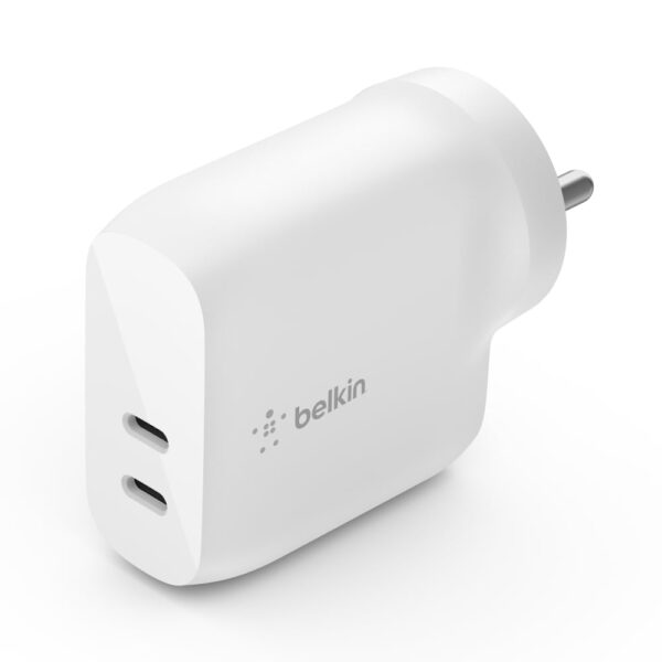 Belkin 40W (20W + 20W) Two Ports USB -C PD Wall Charger | Fa...