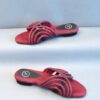 Sana. K Women's Open Toe Suede Ruby Red Open Toe Heel Sandal...