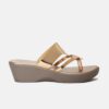 Marc Loire Women Round Toe Wedge Heel Sandal for Casual Wear