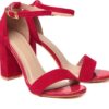 sneak-a-peek 3.5 cm Heel Ankle Strap Sandals