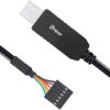 DTECH USB to TTL Serial Cable 3.3V 6 Pin UART Adapter Debug ...