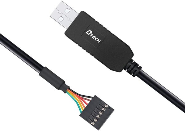 DTECH USB to TTL Serial Cable 3.3V 6 Pin UART Adapter Debug ...