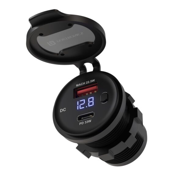 Portronics Spark 51W Multi-Vehicle Phone Charger, 33W Type-C...