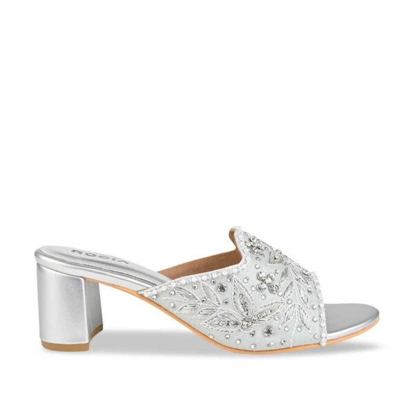 ROCIA By Regal Women Hand Embroidered Block Heels