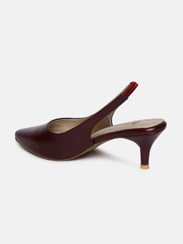 Marc Loire Women Slip on Kitten Heel Pumps for Office Wear