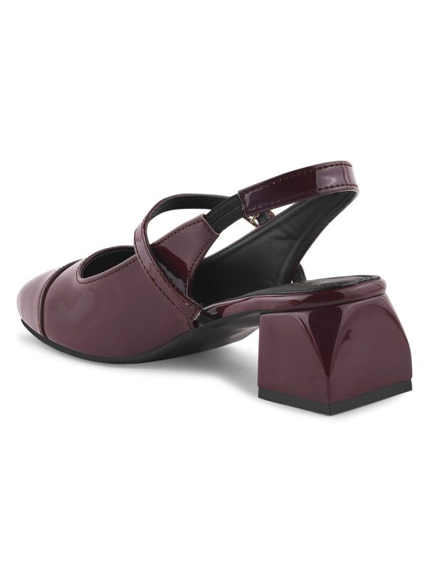 JM LOOKS Women’s Square Toe Block Heel Mules with Adjustable...