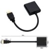 BigPlayer Quality HDMI to VGA Adapter Cable – 1080P High-Def...