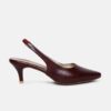 Marc Loire Women Slip on Kitten Heel Pumps for Office Wear