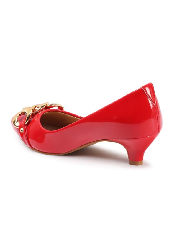 Carlton London Women Stylish Slipon Pump Shoes with Kitten H...