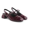 JM LOOKS Women’s Square Toe Block Heel Mules with Adjustable...