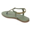 Naitik Women's Synthetic Kolhapuri Stylish Casual T-Strap Fl...