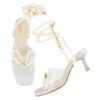 SilverArrow Women's Aromo Stiletto Heel Pearls Design | Ethn...