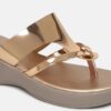 Marc Loire Women Round Toe Wedge Heel Sandal for Casual Wear