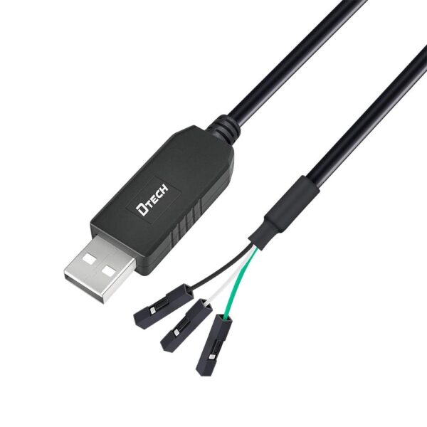 DTECH USB to TTL Serial Cable 3.3V 3 Pin TX RX Signal UART A...