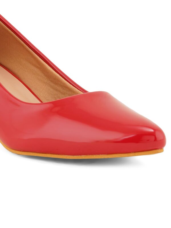 ELLE Women's Solid Stiletto Heel Slip-On Pumps
