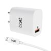 boAt WCD QC 3.0 18W Wall Charger with with Micro USB Cable, ...